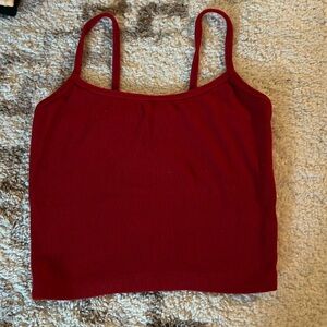 Red Crop Top
